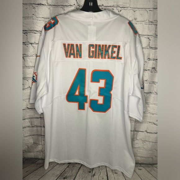 Miami Dolphins Jersey #34 Ricky Williams XL Vintage White Football NFL Throwback - Picture 4 of 6